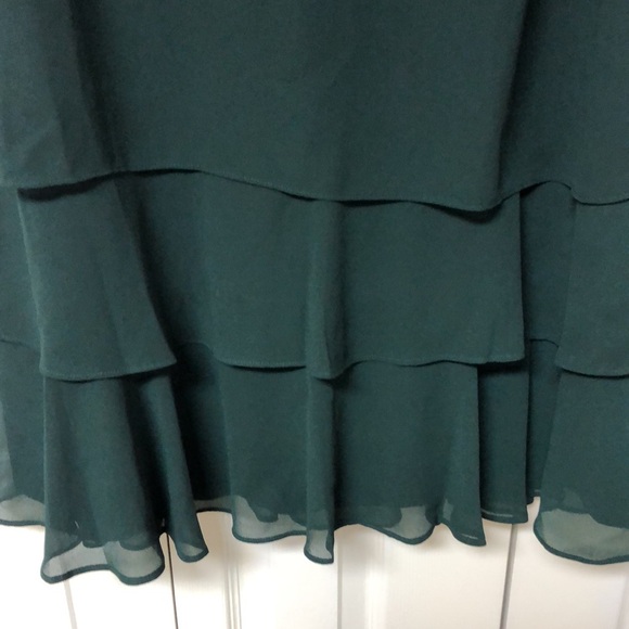 Forest green sleeveless dress. - Picture 3 of 4